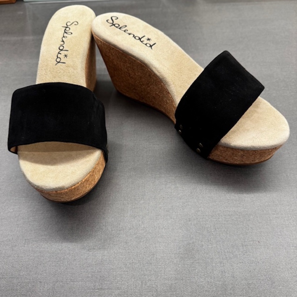 Splendid Greenville Cork Slip-on Wedge